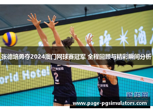 张德培勇夺2024澳门网球赛冠军 全程回顾与精彩瞬间分析